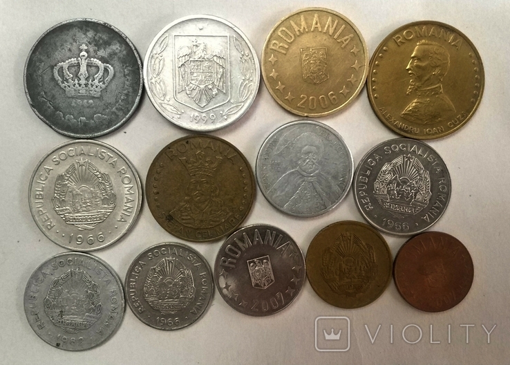 Монеты Румынии (одним лотом), фото №3