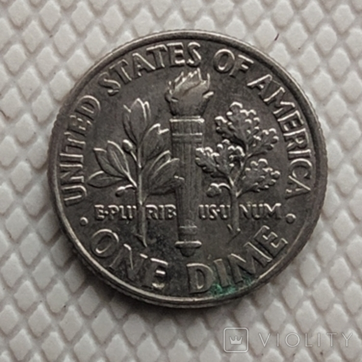 США 10 центов 1996 Р, фото №3