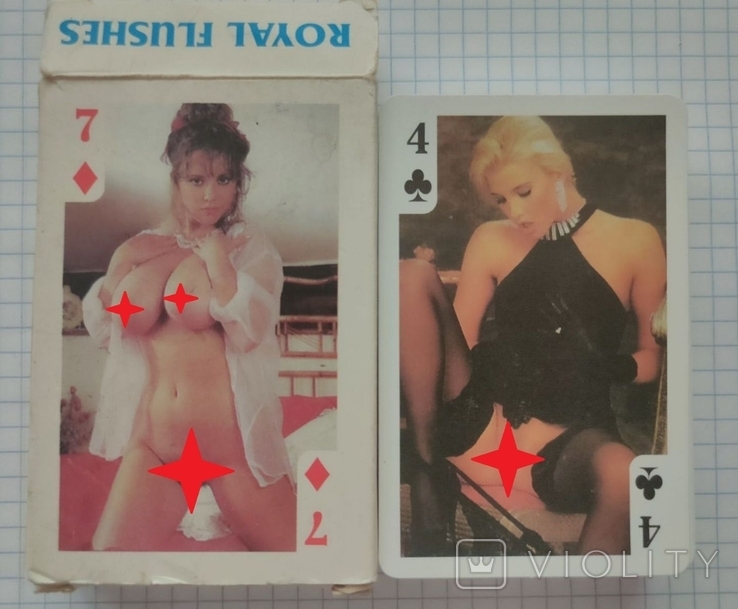 Игральные НОВЫЕ эротические покерные карты Royal Flushes