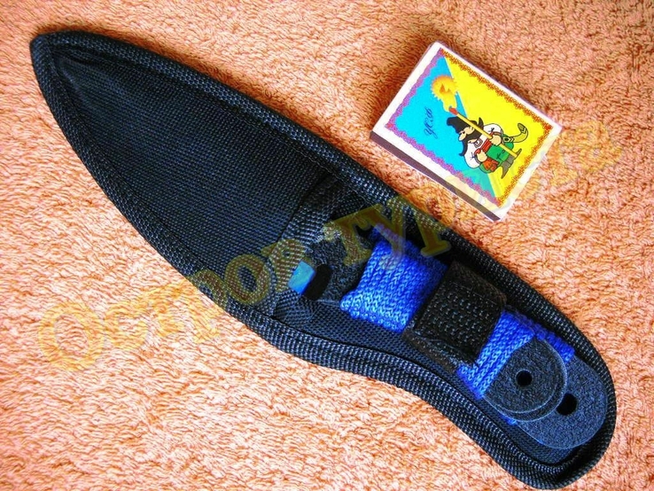 Комплект метательных ножей Mountain Eagle набор 3 шт с чехлом, фото №10