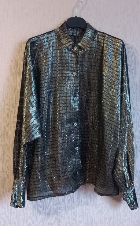 Блузка люрекс 80ті, фото №4