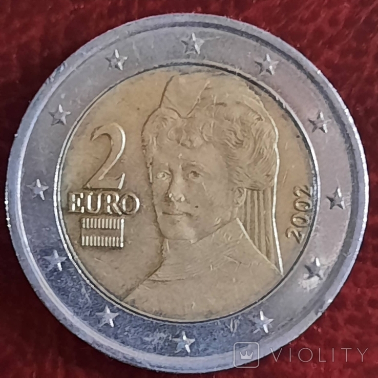 2 euro regular issue Austria (2002), photo number 2