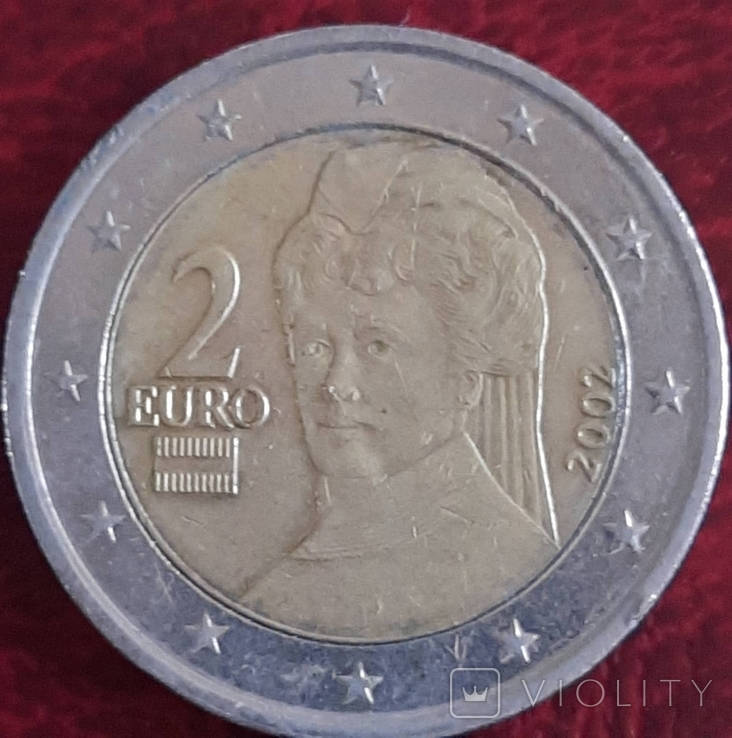 2 euro regular issue Austria (2002), photo number 3