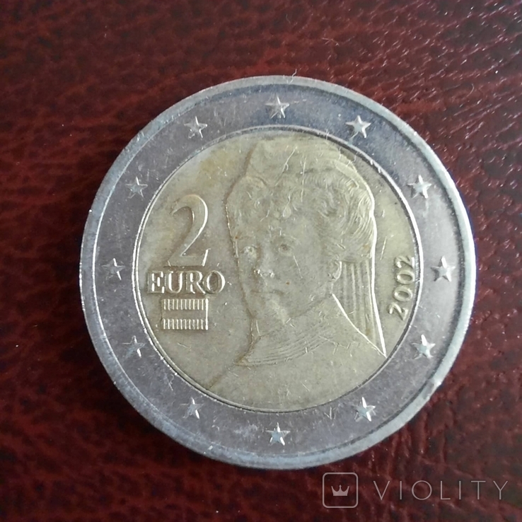 2 euro regular issue Austria (2002), photo number 4