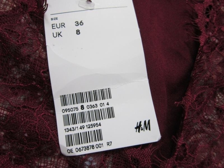 Сукня платья HM роз. S Висота 84 см, фото №4