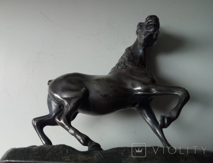 Скульптура коня висотою 13 см., фото №3
