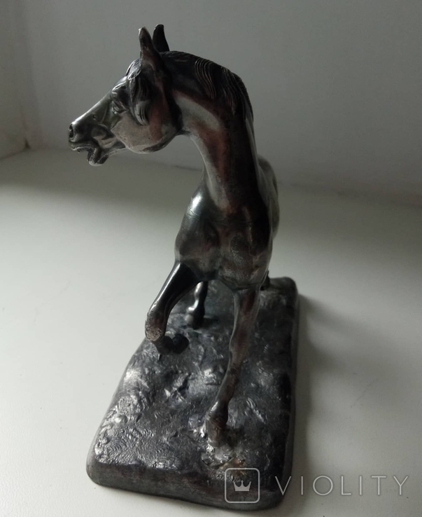 Скульптура коня висотою 13 см., фото №4