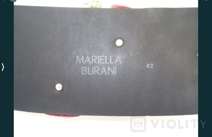 Ремінь жіночий шкіряний бренд, Mariella Burani Італія оригінал, фото №4