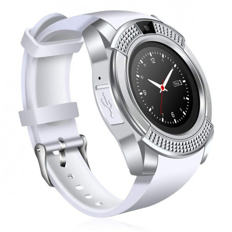 Умные смарт-часы Smart Watch V8. Цвет: белый, numer zdjęcia 2