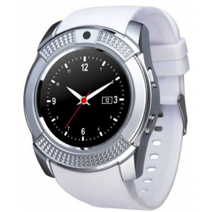 Умные смарт-часы Smart Watch V8. Цвет: белый, numer zdjęcia 3