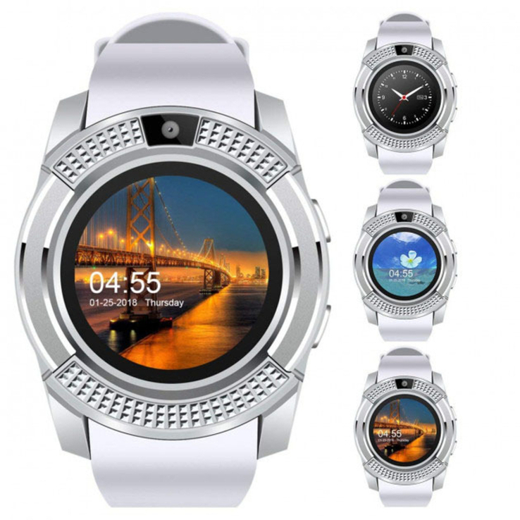 Умные смарт-часы Smart Watch V8. Цвет: белый, фото №11
