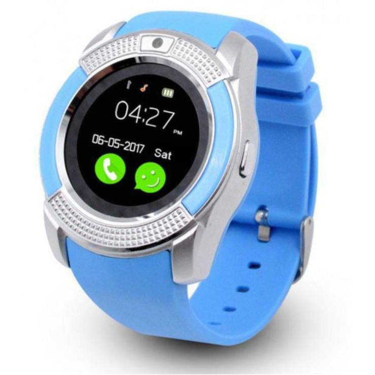 Умные смарт-часы Smart Watch V8. Цвет: синий, numer zdjęcia 2