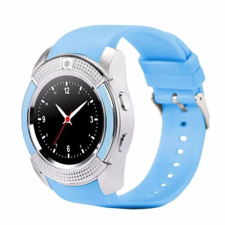 Умные смарт-часы Smart Watch V8. Цвет: синий, photo number 9