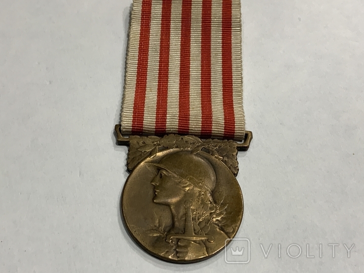Пам'ятна Медаль Війни 1914-1918 Франція, фото №2
