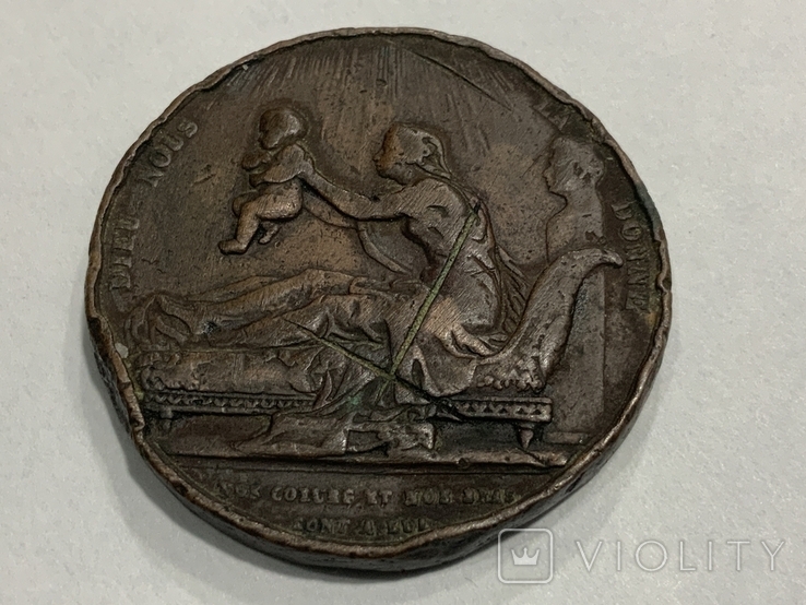Медаль Франция 1820, фото №2