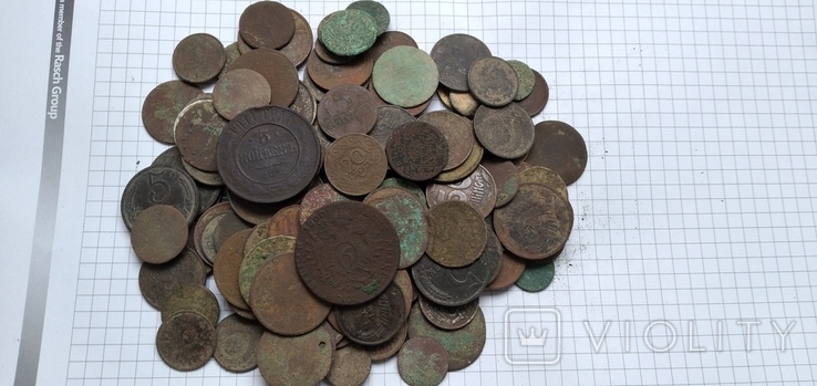 Монети різні копані 137 шт, фото №3
