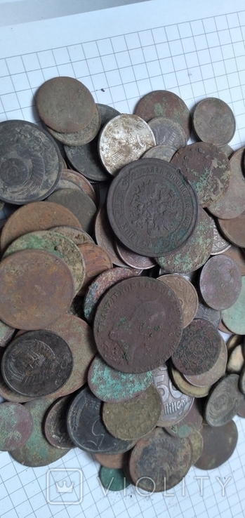 Монети різні копані 137 шт, фото №7