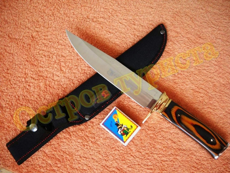 Нож охотничий крепкий Columbia G36 с ножнами, фото №3
