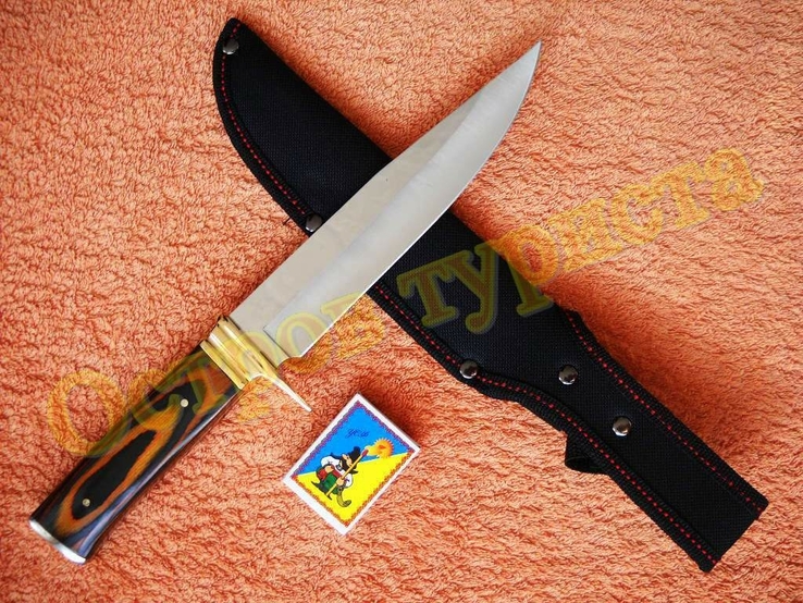 Нож охотничий крепкий Columbia G36 с ножнами, фото №2