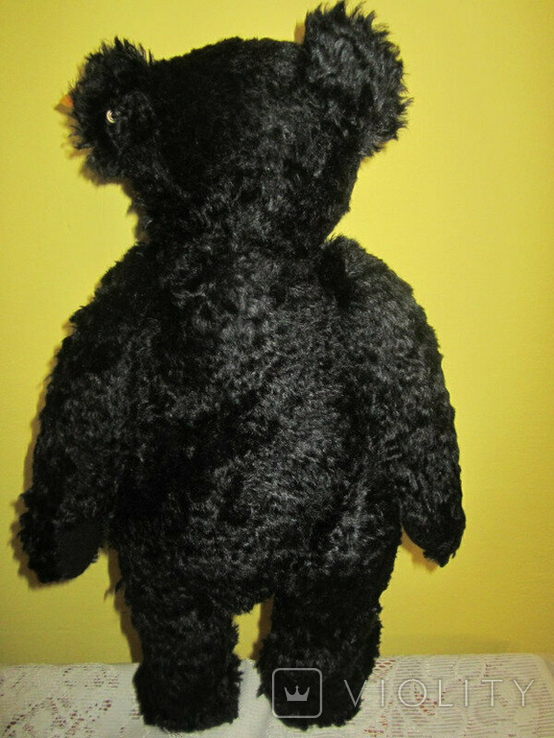 Bear with hump and growl Steiff Black Classic Teddy Bear 46cm Germany, photo number 4