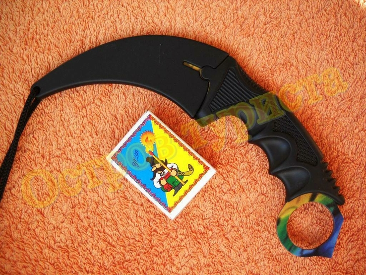 Нож керамбит Rainbow с чехлом CS:GO, numer zdjęcia 5