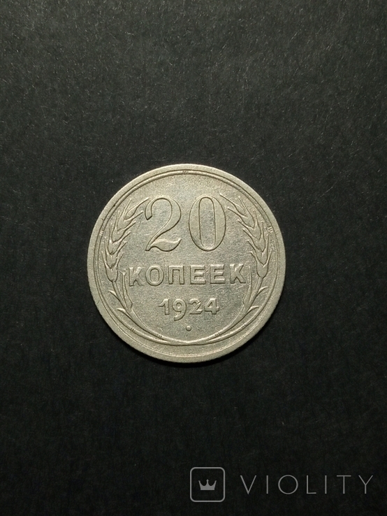 20 kopecks 1924 silver.