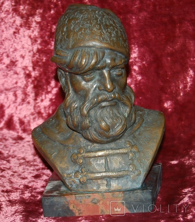 Бюст "Кондратий Булавин" с подписью автора(сам памятник в Бахмуте), фото №2