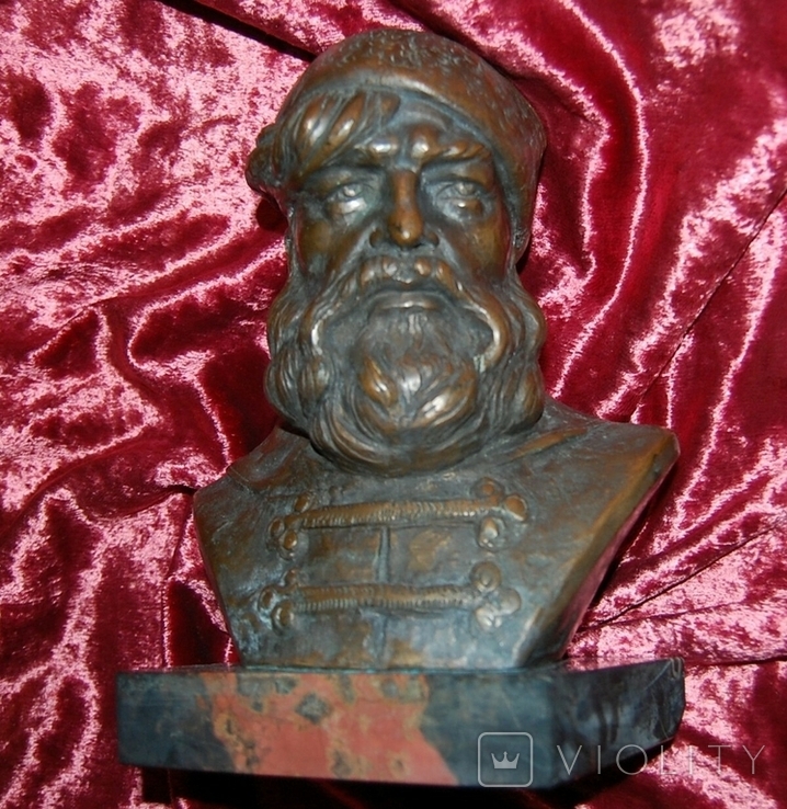 Бюст "Кондратий Булавин" с подписью автора(сам памятник в Бахмуте), фото №8