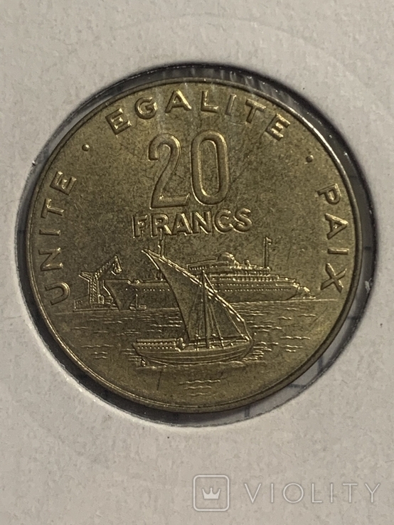 20 франков 2010 года (Джибути)