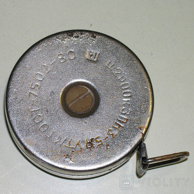 Рулетка СССР 5 м. металл., фото №3