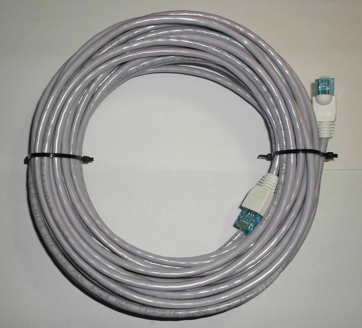  Кабель для роутера 10 м. UTP RJ 45 Патчкорд, photo number 2