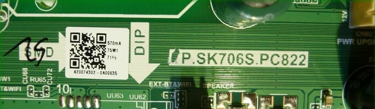 Main Board TP.SK706S.PC822 SETUP 43USF20, numer zdjęcia 3