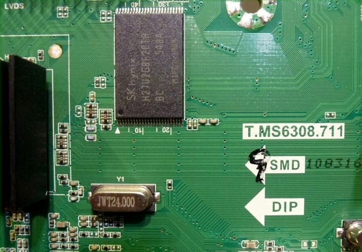 Main board T.MS6308.711 Sharp LC-55CFE6452, numer zdjęcia 3