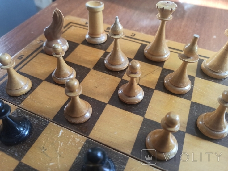 Шахматы старинные деревяные, фото №5