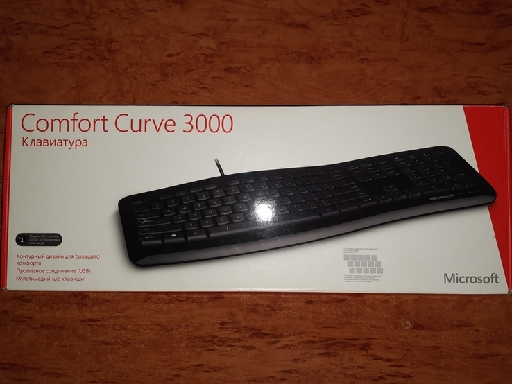 Ергономічна клавіатура Microsoft Comfort Curve 3000, фото №2