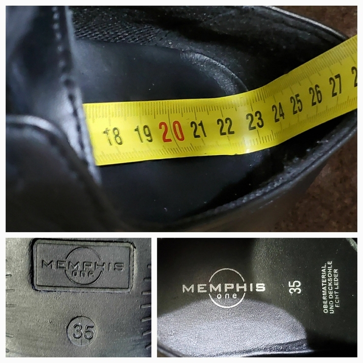 Кожаные туфли, подростковые - Memphis One, Германия ( р35 / 23 см ), numer zdjęcia 13