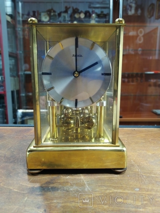HERMLE Интерьерные часы с маятником шарикового хода. Германия 60-70е, фото №2