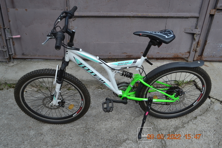 Велосипед подростковый двухподвесный горный спортивный Totem Spirit AMT mountain bike 24, photo number 6