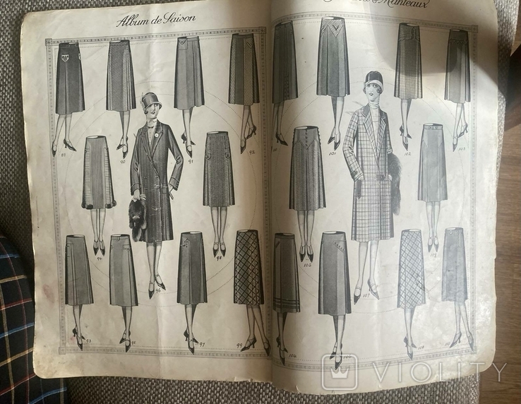 Журнал мод Costumes Manteauz 1927 год, фото №7