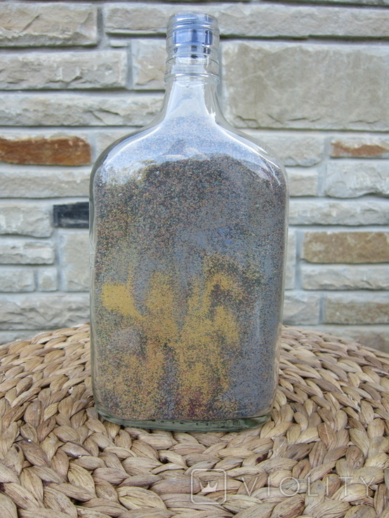Пляшка з кольоровим піском, фото №2