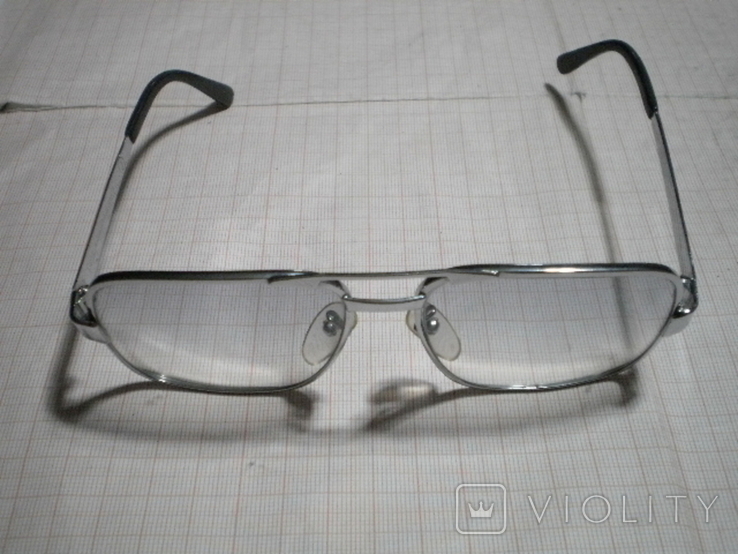 Солнцезащитные серебристые титановые очки BALMAIN Paris, photo number 3