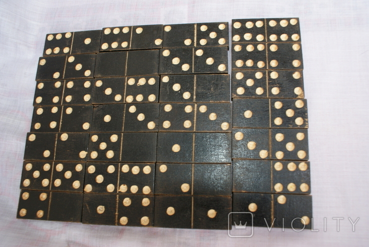 Wooden dominoes 28 pcs., artel "Harmony", Gorky, USSR., photo number 5