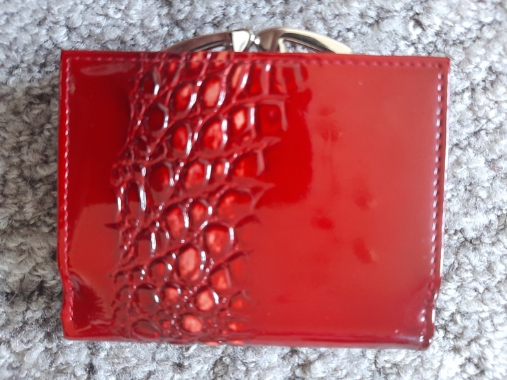 Кожаный женский кошелек dr.koffer (лакированная кожа), фото №3