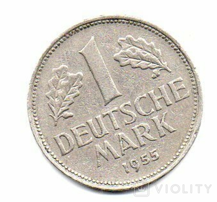 1 mark 1955 D Germany