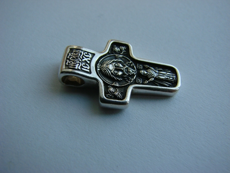 Православный серебряный (925) крест., фото №5