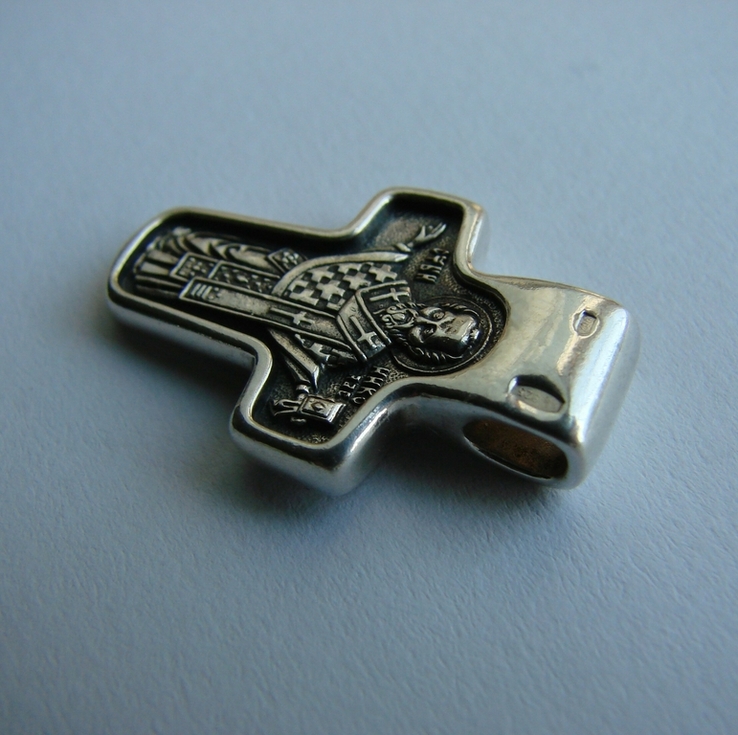 Православный серебряный (925) крест., фото №9
