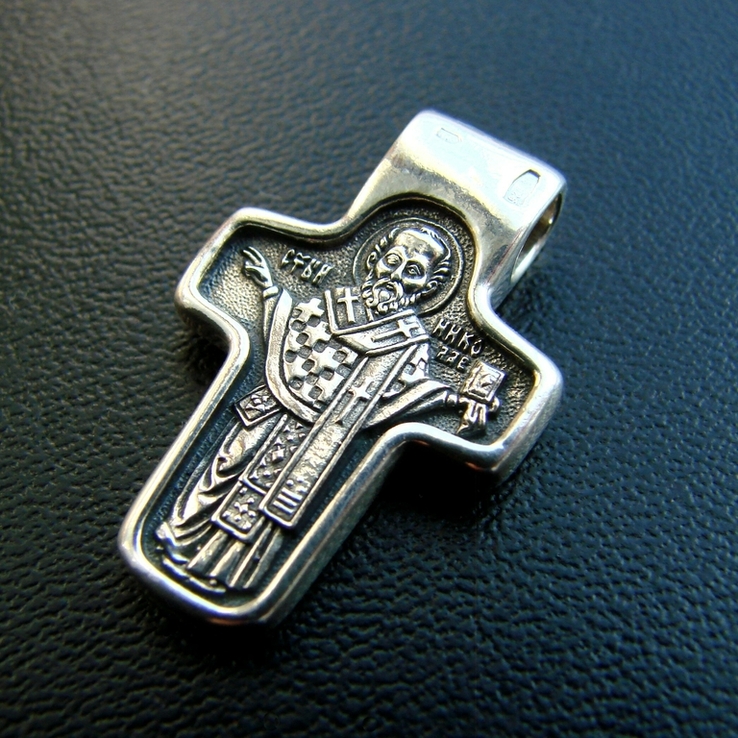 Православный серебряный (925) крест., фото №11