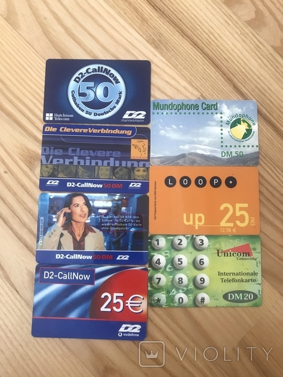 Cards of replenishment of mobile operators in Germany: selection, photo number 2