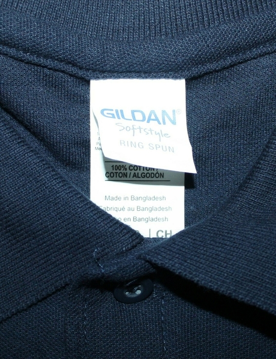 Тенниска тёмно-синяя ОБСЕ (размер "S") Gildan.,оригинал 100%, фото №4
