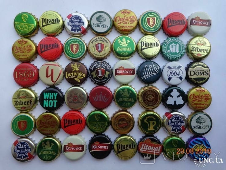 A set of beer caps of modern Ukraine (48 pcs., 29 varieties), photo number 2